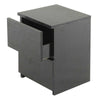 Black Chest of Drawers Bedside Table Side Corner Table Cabinet Drawers Bedroom