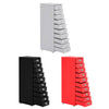 10 Drawer Metal Home Office Filing Cabinet Large File Storage Cupboard w/Castors