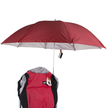 Clamp On Umbrella Large Red Clip Parasol Sunshade Garden Beach Outdoor Patio Sun