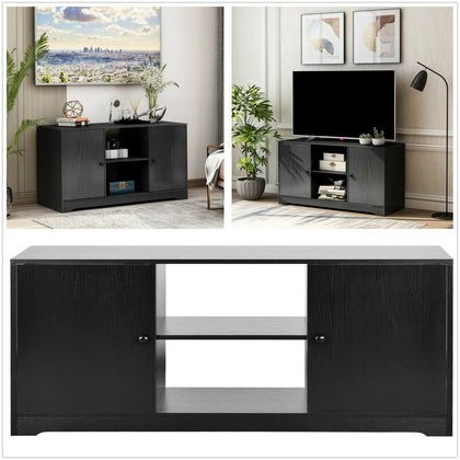 43 in TV Stand Cabinet with 2 Doors and Shelves Sideboard for Living Room Home