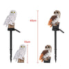 Owl Solar Powered Garden Light LED Outdoor Ornament Lawn Waterproof Novelty Lamp