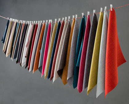 Plain Soft Linen Look Fabric Designer Upholstery Curtain Sofa Cushion Material