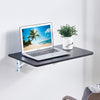 Wall Mounted Table Drop-Leaf Folding Floating Hanging Computer Desk Small Space