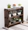 Industrial Retro Kitchen Rack Storage Holder Book Shelf Stand Unit w/Fixed Stopp