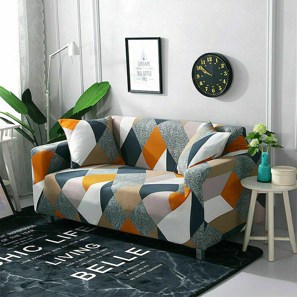 2/3 Seater Elastic Sofa Covers Slipcover Settee Stretch Floral Couch Protector
