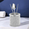 Sparkly Crushed Diamond Crystal Filled Utensil Holder Kitchen Storage Spoon UK