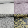NEW GRANDECO ELITE FLORAL DAMASK PATTERN GLITTER MOTIF EMBOSSED WALLPAPER ROLL