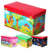 Kids Boys Girls Large Folding Storage Toy Box Books Chest Clothes Seat Stool