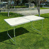 Portable Folding Desk Aluminum Trestle Table Pop-Up Garden Camping Party Picnic