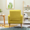 Modern Wing Back Armchair Fabric Tub Chair Armchair Home Cafe Shop Lounge Chairs
