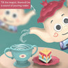 Kids Party Time Tea Pot Set Role Pretend Play Toy Playset Gift with Sound 14Pcs