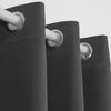 Pair of THERMAL BLACKOUT CURTAINS READY MADE EYELET TOP + TIE BACKS DOOR CURTAIN