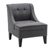 Comfy Upholstered Armchair Tufted Accent Button High Back Chair Lounge Sofa Home