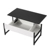 Lift Up Top Coffee Tables with Hidden Storage and Shelf Modern Sofa Side Table