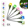 6 LED Solar Powered Tulip Flower Shape Garden Lighting Standing Garden lights
