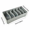 3pcs Foldable Underwear Bra Fabric Socks Box Storage Organizer Drawer Dividers