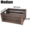 Wooden Farm Shop Wooden Slatted Apple Crate Gift Display Storage Boxes Hamper