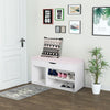 Wooden Shoes Cabinet Bench Hidden Storage Padded Seat Organiser
