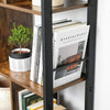 Large Industrial Bookcase Vintage Storage Unit Rustic Metal Cabinet Tall Display