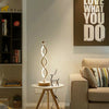 Spiral Bedside Table Lamp for Bedroom Nightstand Decoration Lighting Warm White