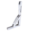 2pcs 250KG Stainless Steel Heavy Duty Folding Collapsible Shelf Bracket MaxLoad