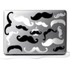 Black & White Moustaches Pattern Self Adhesive Wall Stickers Living Room Deco