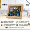 USB Charging Indoor + Outdoor Weather Station Calendar Thermometer Alarm Clock