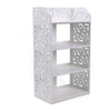 Large 4 Tiers Shoe Rack Storage Shelf Display Stand Organiser Unit Cabinet White