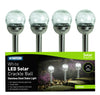 3PK 6PK Solar LED Garden Lights Stake Post Patio Path Outdoor Globe Lighting