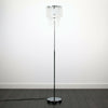 Designer 150cm Floor Lamp Polished Chrome Acrylic Droplet Shade Home Lighting