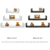Set of 3 Large U Shape Floating Wall Shelves Storage Display Shelf Home Decor