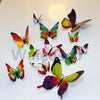 12pcs 3D Butterfly Wall Stickers Art Decals Home All Room Decorations Decor Kids