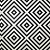 Geometric Concentric Striking Diamonds Arthouse Wallpaper Black & White 908909