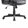 Height Adjustable Office Chair PU Leather Swivel Rolling Seat