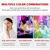 Round LED Bathroom Mirror RGB Backlit Dimmable Illuminated Lights Demister 600mm