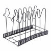 8 Tier Cupboard Kitchen Cabinet Storage Organiser Rack Stand Pan Pot Holder NEW