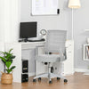 Vinsetto Mesh Home Office Chair Swivel Desk Task w/ Lumbar Back Support, Grey