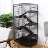 5 Tiers Pet Rodent Ferret Cage Chinchilla Guinea Bunny Rabbit Hutch with Wheels