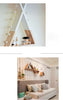 Cute Wooden Storage Wall Shelf Hanging Rack Nursery Room Kids Bedroom DIY Gift