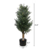 3FT Artificial Plant Realistic Fake Tree Potted Simulation Tree Home Office