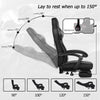 Ergonomic Gaming Chair Executive Office Recliner Seat Massage Cushion Footrest