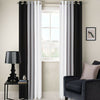 RING TOP FULLY LINED 3 TONE 160GSM READY MADE PAIR OF EYELET CURTAINS FREE P&P!!