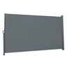 300x160CM Retractable Side Awning Blind Screen Sunshade Garden Patio Windbreaker