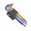 Ball End Hex Key Set Allen Colour Coded Long Torx Multi-coloured Allen Key Set