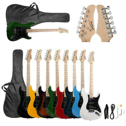 Glarry GST Electric Guitar w/Accessories For Beginner Right Handed Colorful