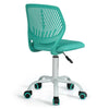 Swivel Mesh Task Chair Computer Seat Children Ergonomic Study Desk Chair Armless
