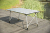 Folding Alu Camping Table Portable BBQ Garden Outdoor Picnic 120x68.5x59-78