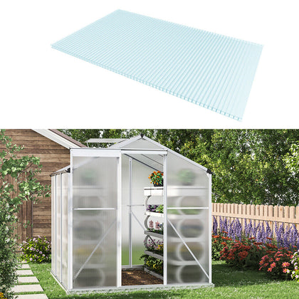 4mm Thick Polycarbonate Sheets Walk In Garden Greenhouse Replacement Panel Cover