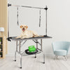 Foldable Grooming Table with H-Frame Slings 36inch Pet Cat Dog Bathing Trimming