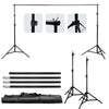 Adjustable Photography Background Support Stand Backdrop Crossbar Kit 3Clip